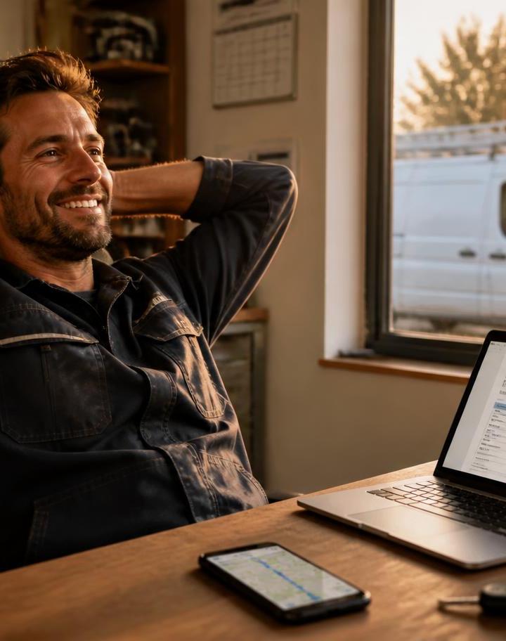 Image de couverture de l'article : Devis, kilomètres, visibilité : la stack outils d'un artisan qui ne travaille plus le soir